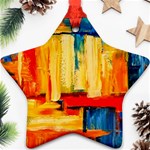 Abstrak Paint Ornament (Star)
