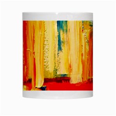 Abstrak Paint White Mug from ArtsNow.com Center