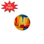 Abstrak Paint 1  Mini Button (10 pack) 
