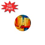 Abstrak Paint 1  Mini Button (100 pack) 