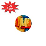 Abstrak Paint 1  Mini Magnet (100 pack) 
