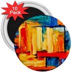 Abstrak Paint 3  Magnet (10 pack)