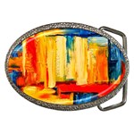 Abstrak Paint Belt Buckle