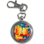 Abstrak Paint Key Chain Watch
