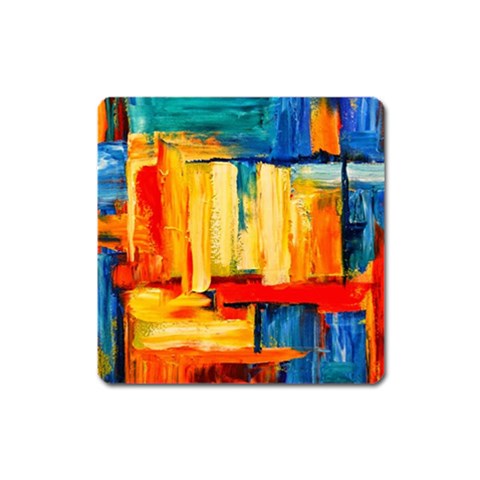 Abstrak Paint Magnet (Square) from ArtsNow.com Front
