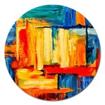 Abstrak Paint Magnet 5  (Round)