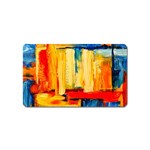 Abstrak Paint Magnet (Name Card)