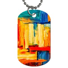 Abstrak Paint Dog Tag (Two Sides) from ArtsNow.com Back