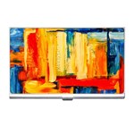 Abstrak Paint Business Card Holder