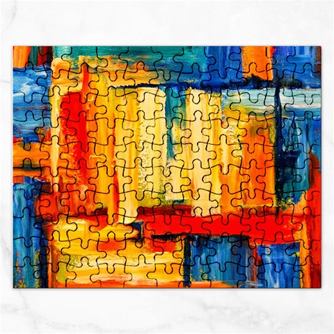 Abstrak Paint Jigsaw Puzzle (Rectangular) from ArtsNow.com Front