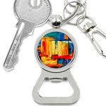 Abstrak Paint Bottle Opener Key Chain