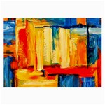 Abstrak Paint Large Glasses Cloth