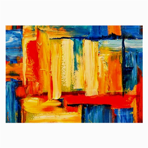 Abstrak Paint Large Glasses Cloth (2 Sides) from ArtsNow.com Front