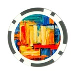 Abstrak Paint Poker Chip Card Guard
