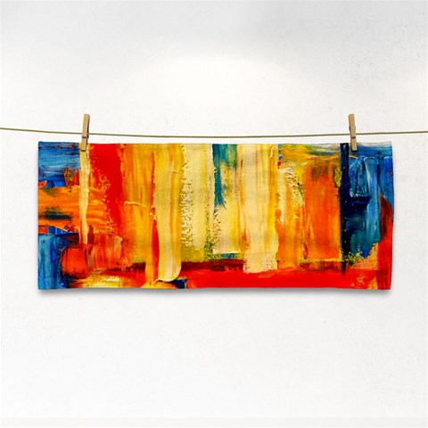 Abstrak Paint Hand Towel from ArtsNow.com Front