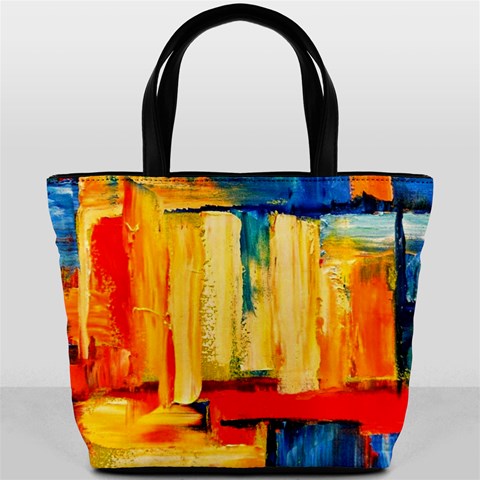 Abstrak Paint Bucket Bag from ArtsNow.com Front
