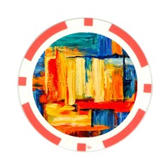 Abstrak Paint Poker Chip Card Guard (10 pack) from ArtsNow.com Back