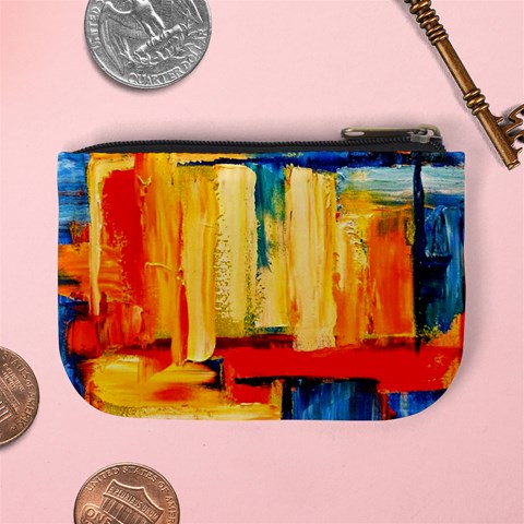 Abstrak Paint Mini Coin Purse from ArtsNow.com Back