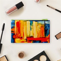 Abstrak Paint Cosmetic Bag (Small) from ArtsNow.com Back