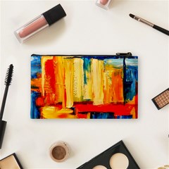 Abstrak Paint Cosmetic Bag (Small) from ArtsNow.com Back