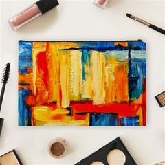 Abstrak Paint Cosmetic Bag (Large) from ArtsNow.com Back
