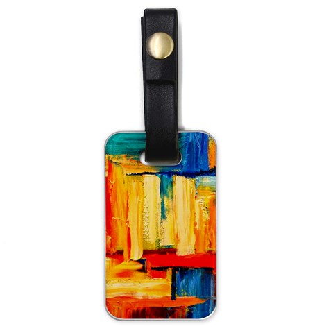 Abstrak Paint Luggage Tag (one side) from ArtsNow.com Front
