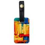 Abstrak Paint Luggage Tag (one side)