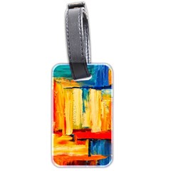 Abstrak Paint Luggage Tag (two sides) from ArtsNow.com Front