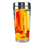 Abstrak Paint Stainless Steel Travel Tumbler