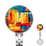 Abstrak Paint Stainless Steel Nurses Watch