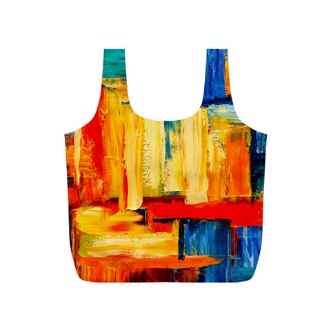 Abstrak Paint Full Print Recycle Bag (S) from ArtsNow.com Front