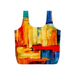 Abstrak Paint Full Print Recycle Bag (S)