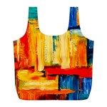 Abstrak Paint Full Print Recycle Bag (L)