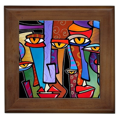 Art Painting Pop Design Stars Framed Tile from ArtsNow.com Front