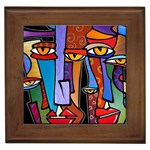 Art Painting Pop Design Stars Framed Tile