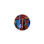 Art Painting Pop Design Stars 1  Mini Button