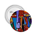 Art Painting Pop Design Stars 2.25  Button
