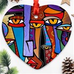 Art Painting Pop Design Stars Ornament (Heart)