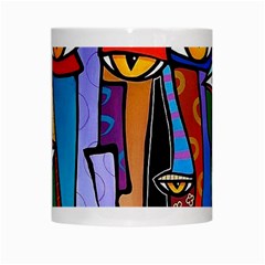 Art Painting Pop Design Stars White Mug from ArtsNow.com Center