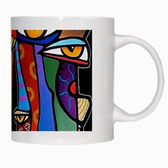 Art Painting Pop Design Stars White Mug from ArtsNow.com Right