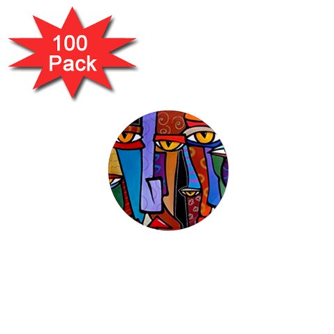 Art Painting Pop Design Stars 1  Mini Magnet (100 pack)  from ArtsNow.com Front