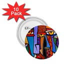 Art Painting Pop Design Stars 1.75  Button (10 pack) 