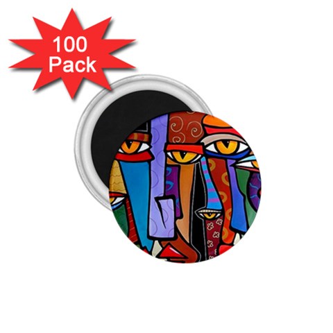Art Painting Pop Design Stars 1.75  Magnet (100 pack)  from ArtsNow.com Front