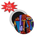 Art Painting Pop Design Stars 1.75  Magnet (100 pack) 