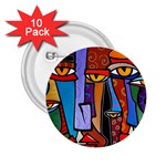 Art Painting Pop Design Stars 2.25  Button (10 pack)