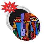Art Painting Pop Design Stars 2.25  Magnet (10 pack)