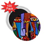 Art Painting Pop Design Stars 2.25  Magnet (100 pack) 