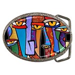 Art Painting Pop Design Stars Belt Buckle