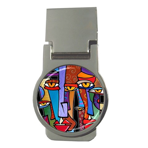 Art Painting Pop Design Stars Money Clip (Round) from ArtsNow.com Front