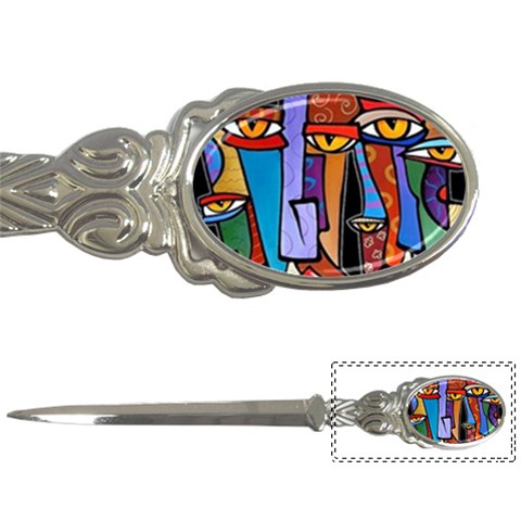 Art Painting Pop Design Stars Letter Opener from ArtsNow.com Front